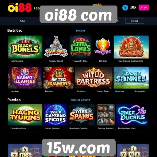 Explorando a diversidade de jogos disponíveis no oi88